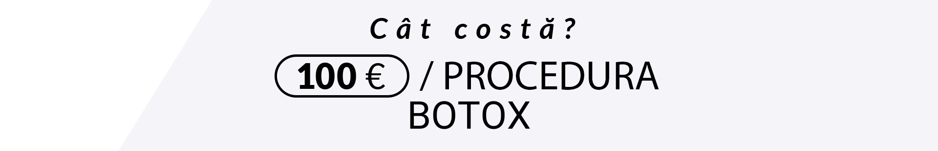 pret procedura botox