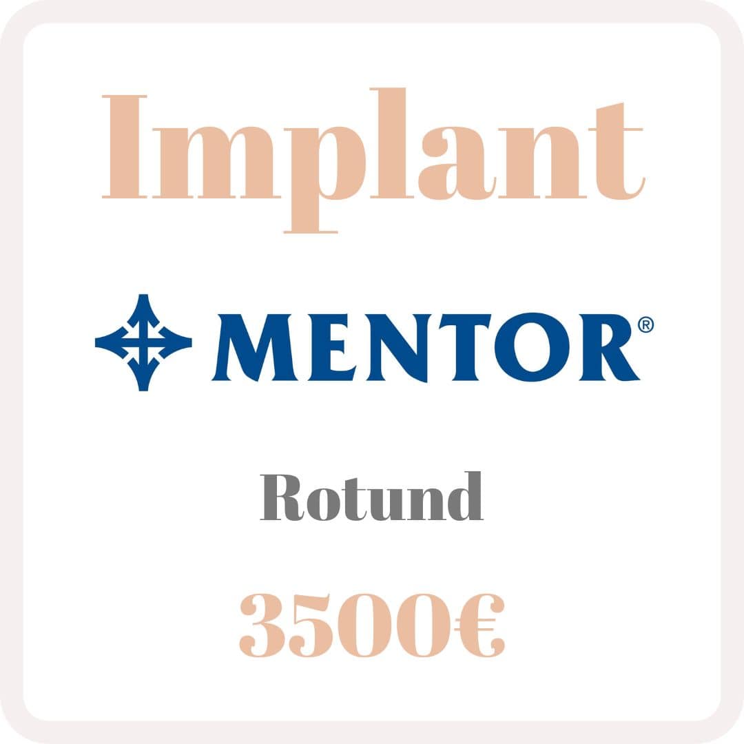 Implant mamar rotund mentor
